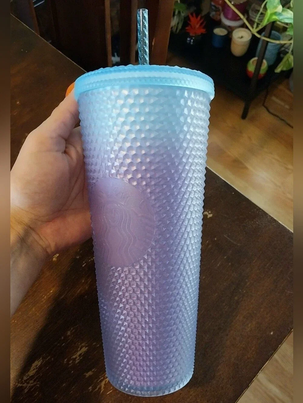 Starbucks Periwinkle Gradient Studded Tumbler